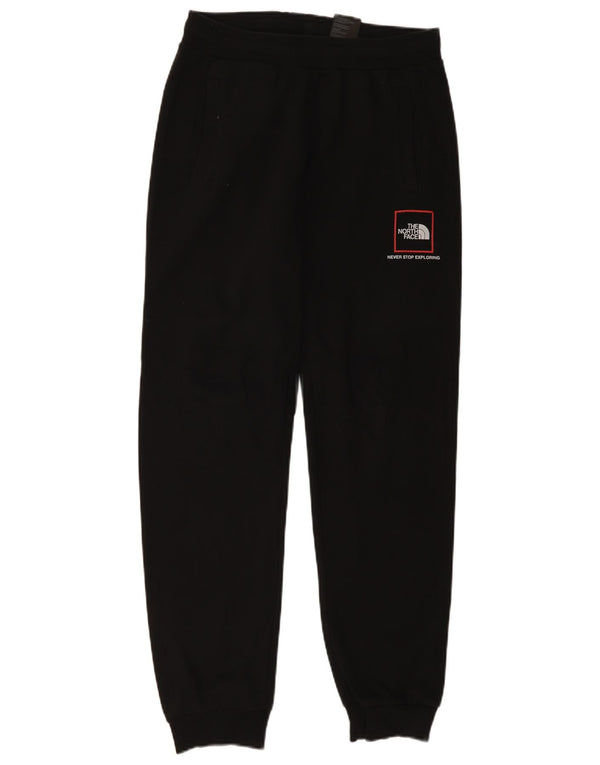 The North Face Jungen-Trainingshose, Jogginghose, 15–16 Jahre, 2XL, schwarze Baumwolle