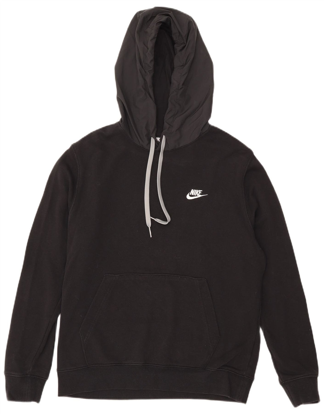 Nike Herren-Kapuzenpullover mit Grafik, mittelschwarz, Baumwolle