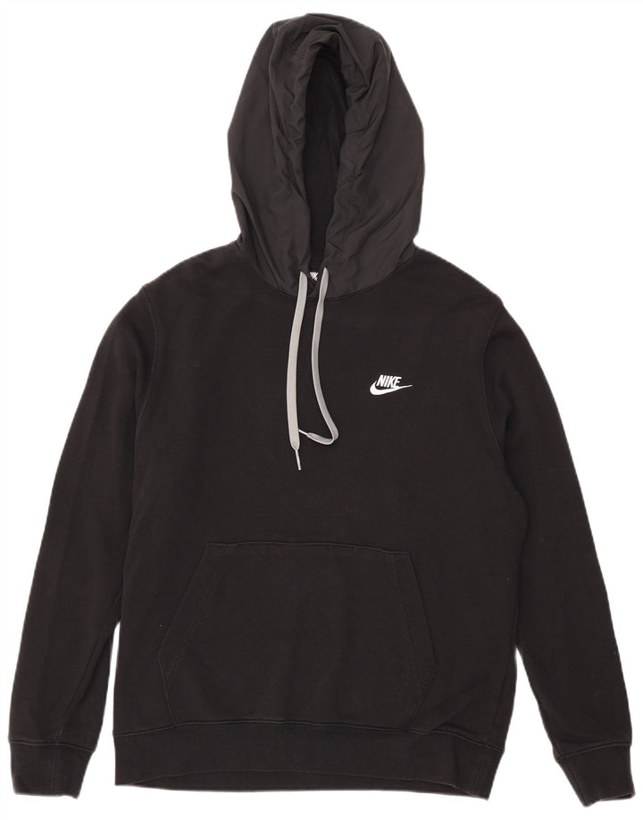 Nike Herren-Kapuzenpullover mit Grafik, mittelschwarz, Baumwolle