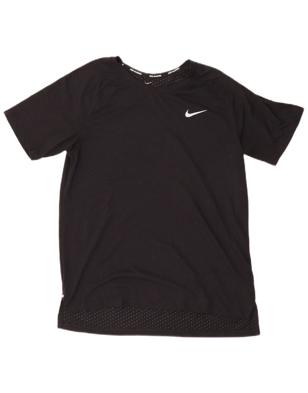 Nike Herren Dri Fit T-Shirt Top Medium Schwarz Polyester