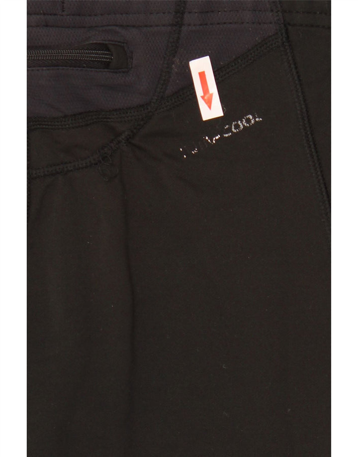 Adidas Damen Clima 365 Capri Leggings UK 14 Medium Schwarz Polyester