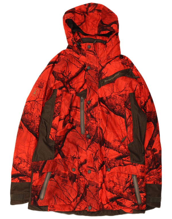 Deerhunter Herren-Windjacke mit Kapuze, EU 56, 3XL, rote Tarnung