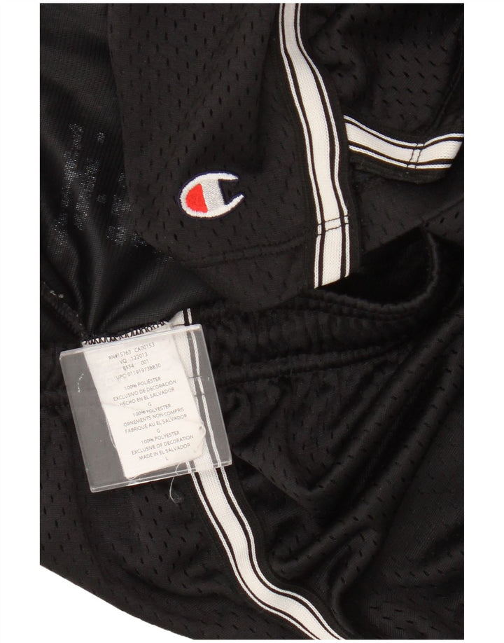 Champion Herren-Sportshorts, groß, aus schwarzem Polyester