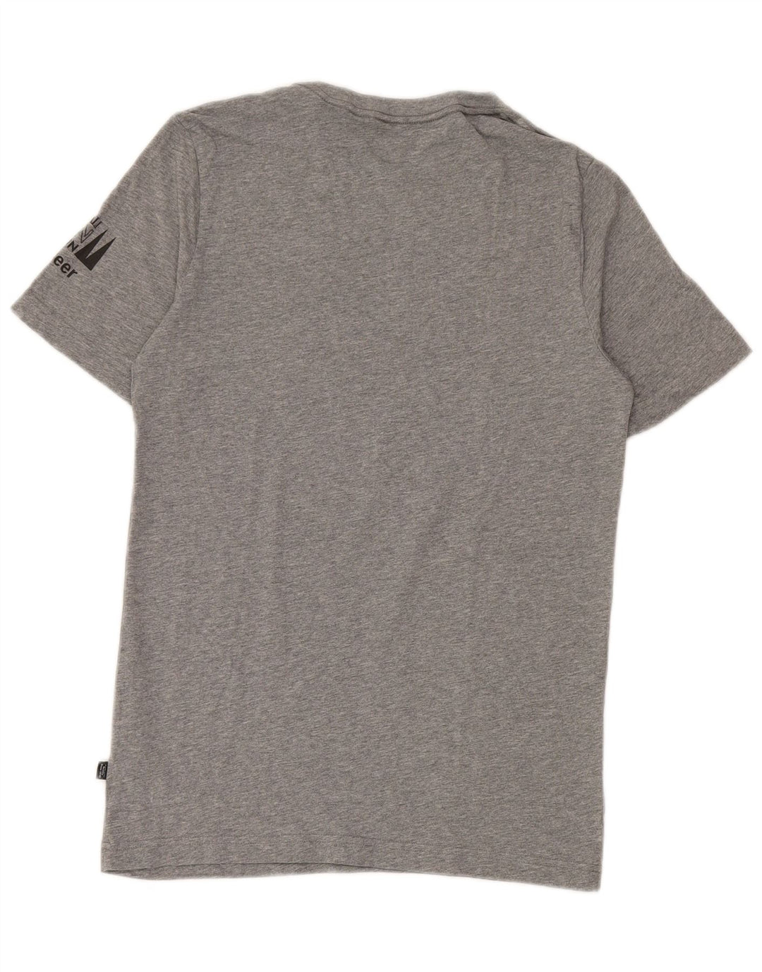 Puma Herren Grafik T-Shirt Top Small Grau Baumwolle