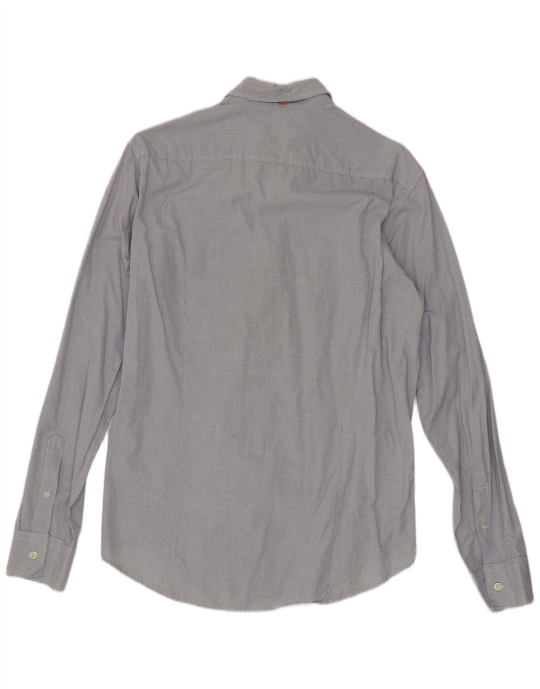 Hugo Boss Herrenhemd Mittelblauer Gingham-Karo