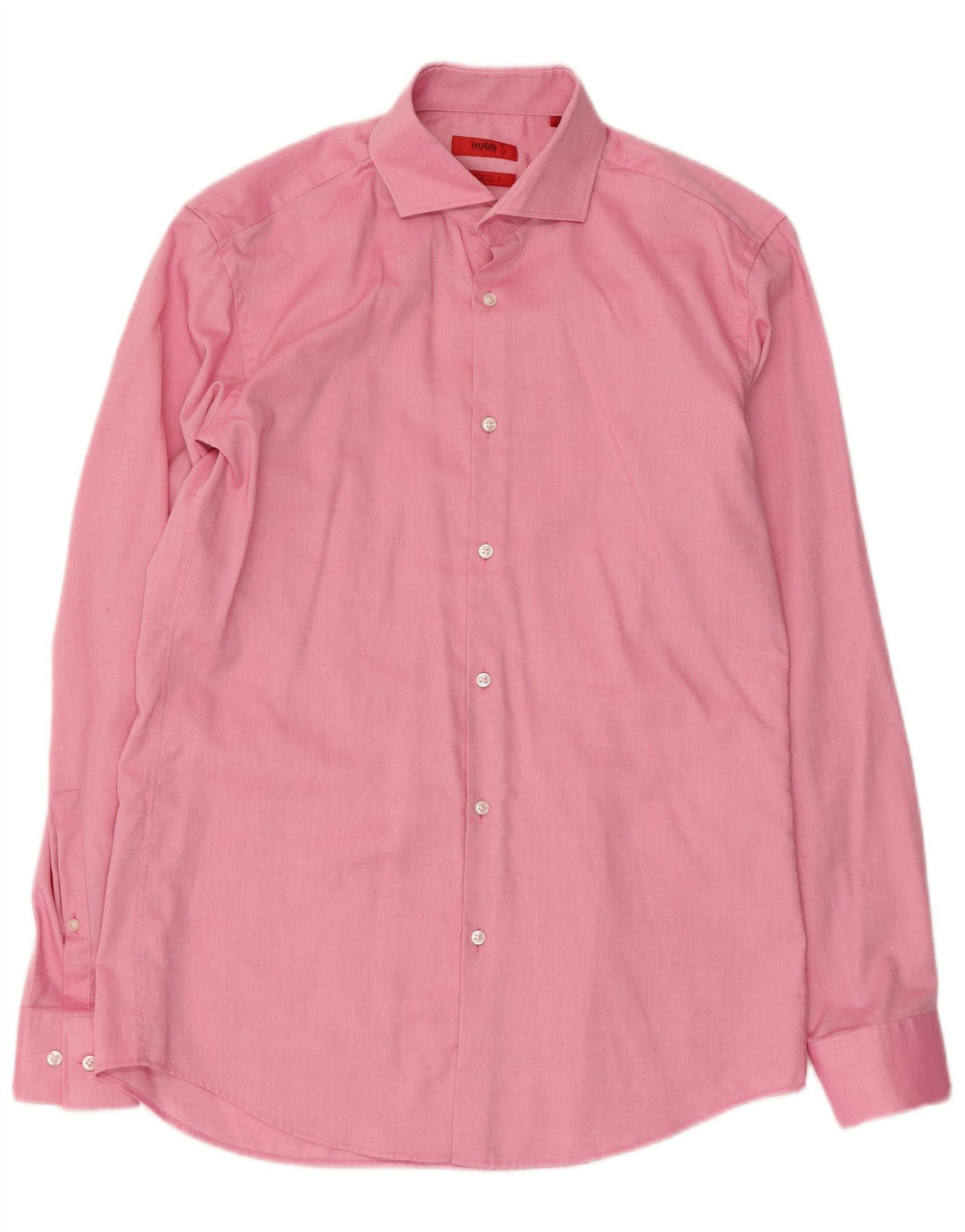Hugo Boss Herren Slim Fit Hemd Größe 39 15 1/2 Mittelrosa