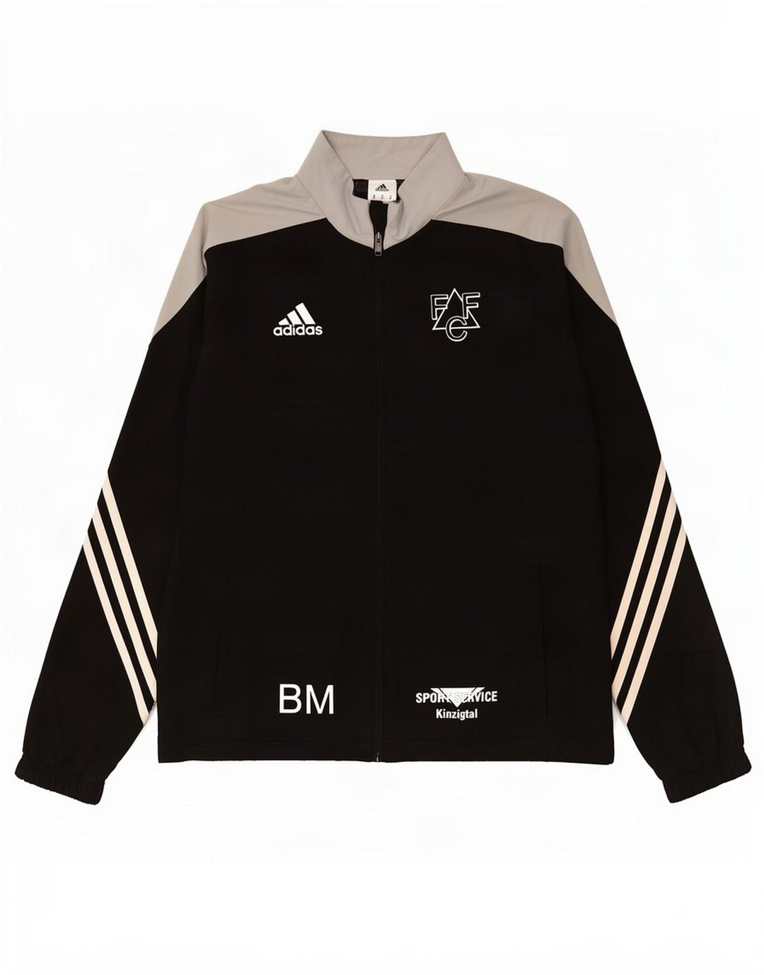 Adidas Herren-Trainingsanzug mit grafischem Oberteil, Mittelschwarzes Farbblock-Polyester