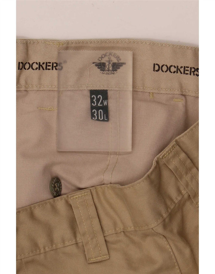 Dockers Gerade Chinohose für Herren, W32, L30, Beige