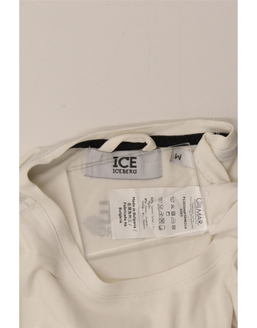 ICEBERG Herren-T-Shirt mit Grafik, mittelweiße Baumwolle