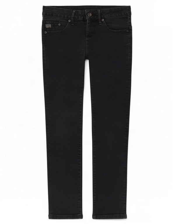 G-Star Damen Midge Low Waist Slim Jeans W27 L28 Marineblau Baumwolle