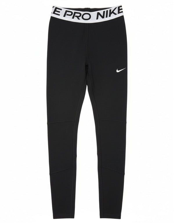 Nike Mädchen-Leggings mit Grafik, 12–13 Jahre, Größe L, Schwarz