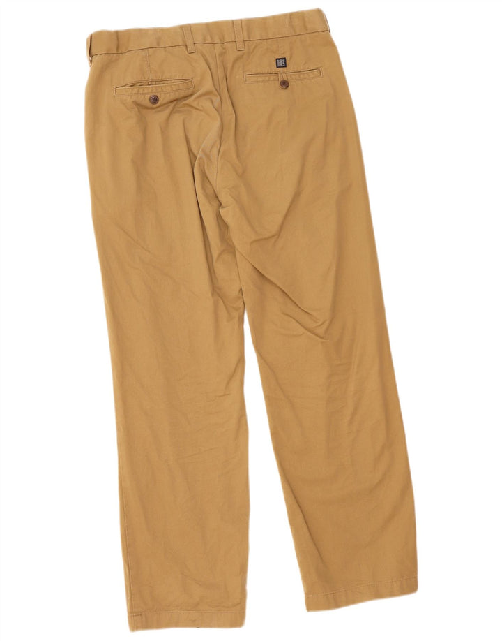 Marks & Spencer Herren-Chinohose, normal, W34, L31, Khaki, Baumwolle