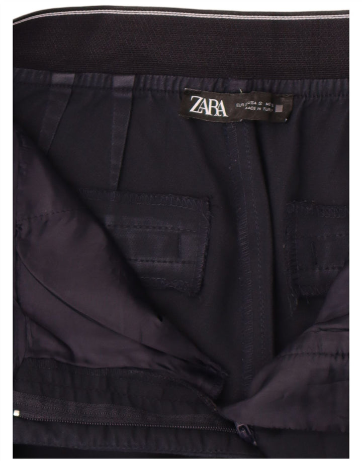 Schmale, kurze Hose von Zara für Damen, Größe S, W28, L24, Marineblau