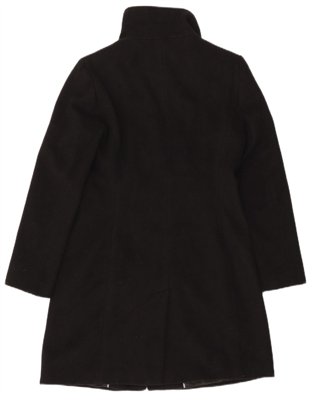 Calvin Klein Damen Mantel US 4 Small Schwarze Wolle