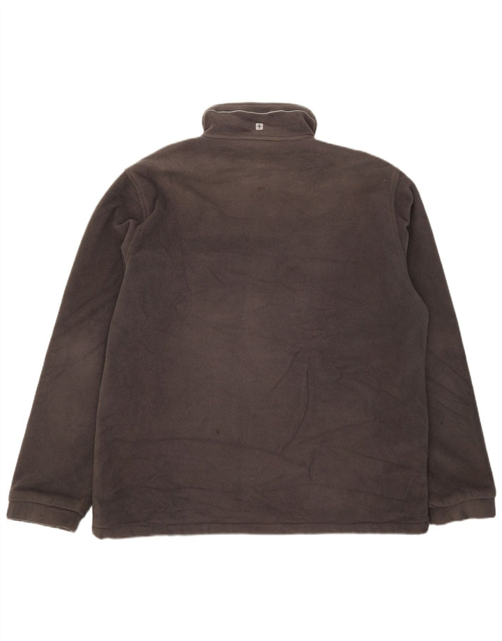 Mountain Warehouse Herren-Fleecejacke, UK 44 2XL, graues Polyester