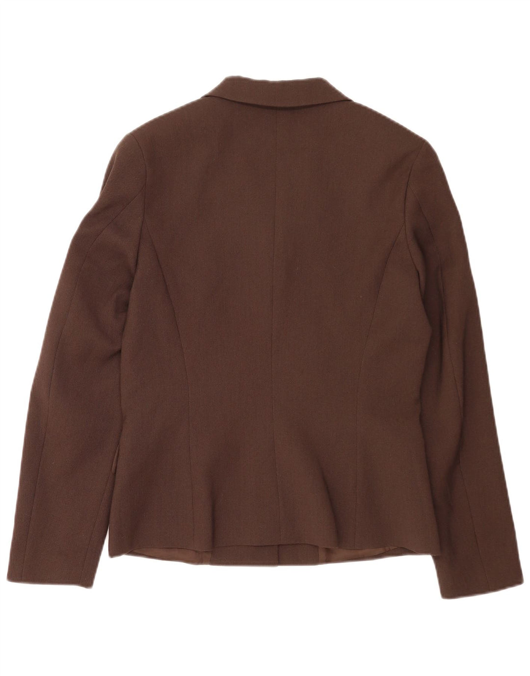Max & Co. Damen-Blazerjacke mit 3 Knöpfen, UK 14, Mittelbraun, Polyester