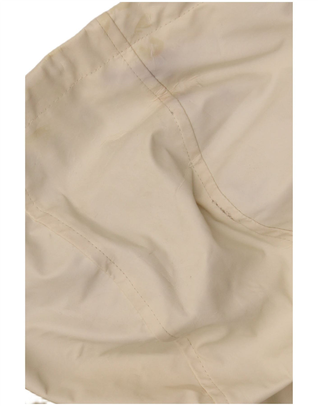Topshop Damen Übergroße Regenjacke mit Kapuze, UK 10, Größe S, gebrochenes Weiß