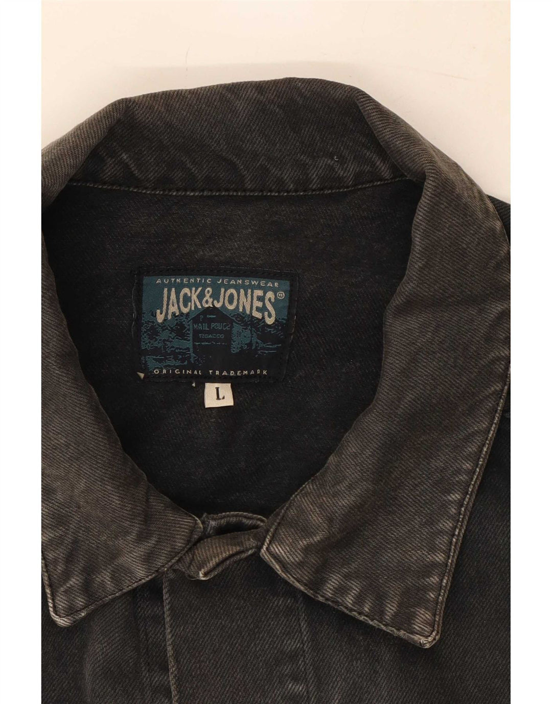 Jack & Jones Herren Jeansjacke UK 40 Large Schwarz