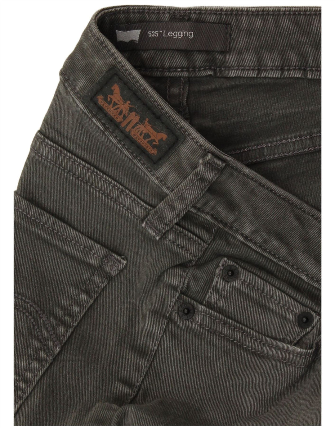 Levi's Damen 535 Legging Skinny Jeans W28 L29 Grau