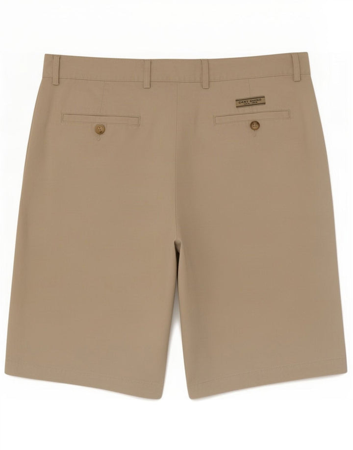 Gant Herren Pegged Chino Shorts Medium W32 Beige Baumwolle