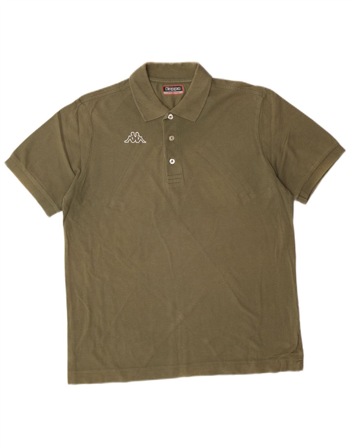 Kappa Herren Poloshirt Mittelgrün
