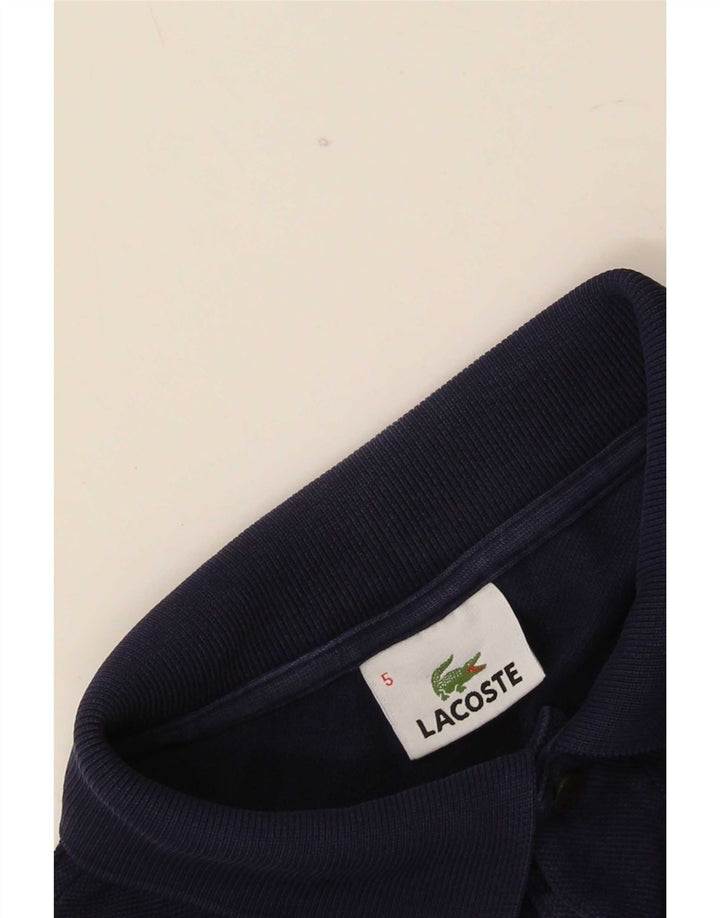 Lacoste Herren-Poloshirt, Größe 5, groß, Marineblau