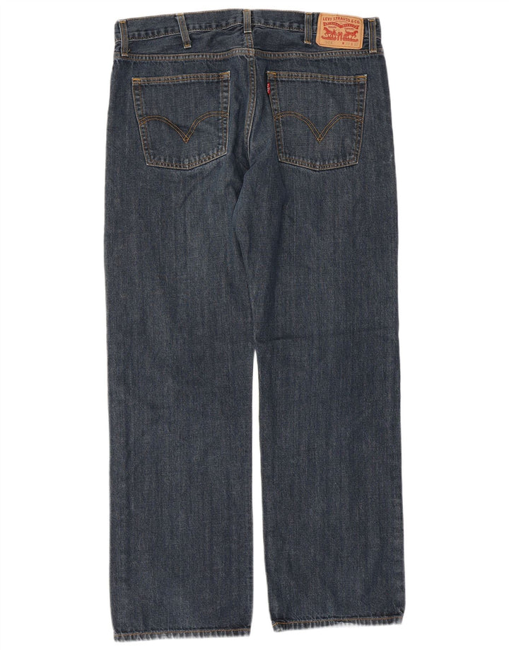 Levi's Herren 514 Straight Jeans W38 L32 Blaue Baumwolle