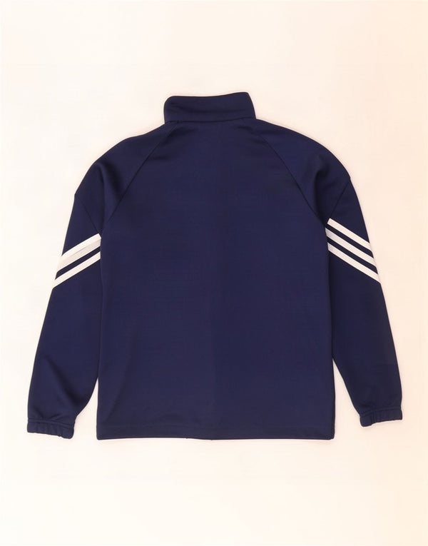 Adidas Jungen Climalite Trainingsanzug Top Jacke 11-12 Jahre Marineblau Polyester