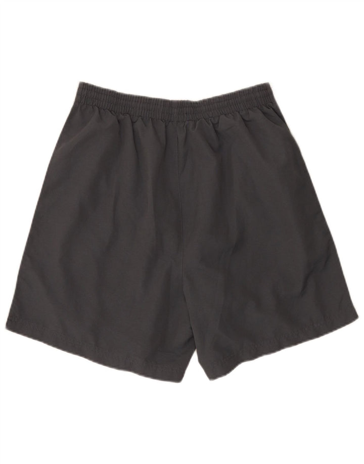 Umbro Herren-Sportshorts XL Graues Colourblock-Polyester