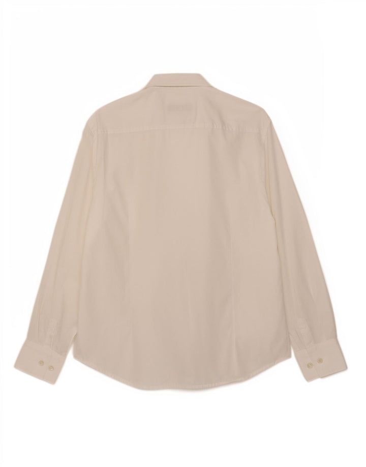 Hugo Boss Herren Slim-Fit-Hemd, Größe L, Weiß