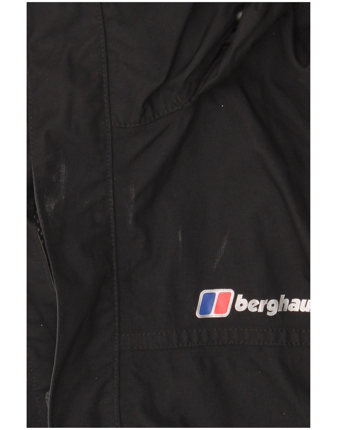 Berghaus Herren-Regenjacke mit Kapuze, UK 40, Größe L, Schwarz, Polyamid