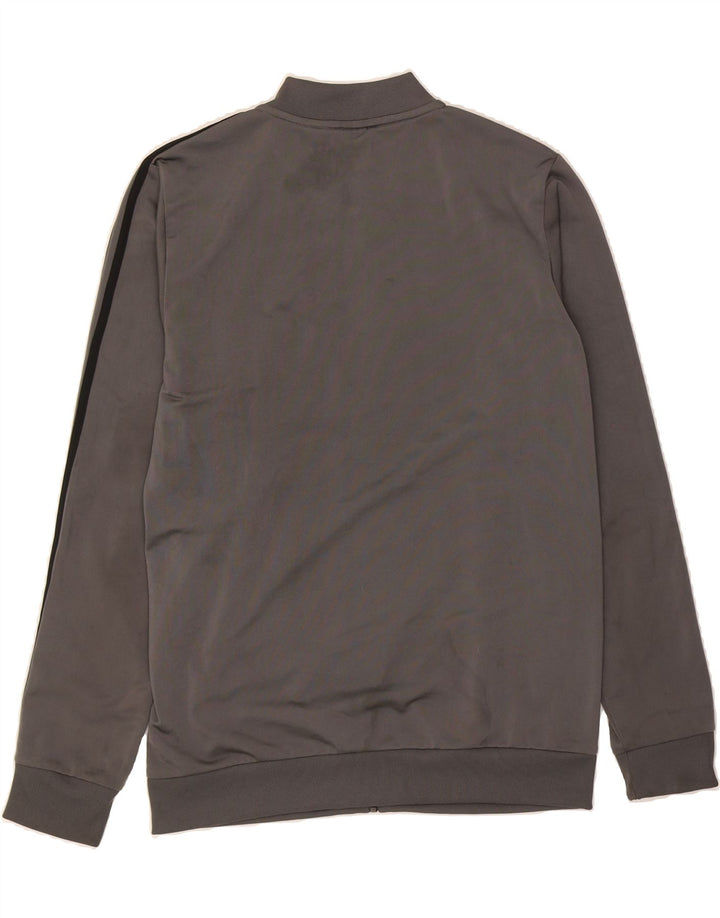 ADIDAS Mens Tracksuit Top Jacket Medium Grey Polyester Vintage Adidas and Second-Hand Adidas from Messina Hembry 
