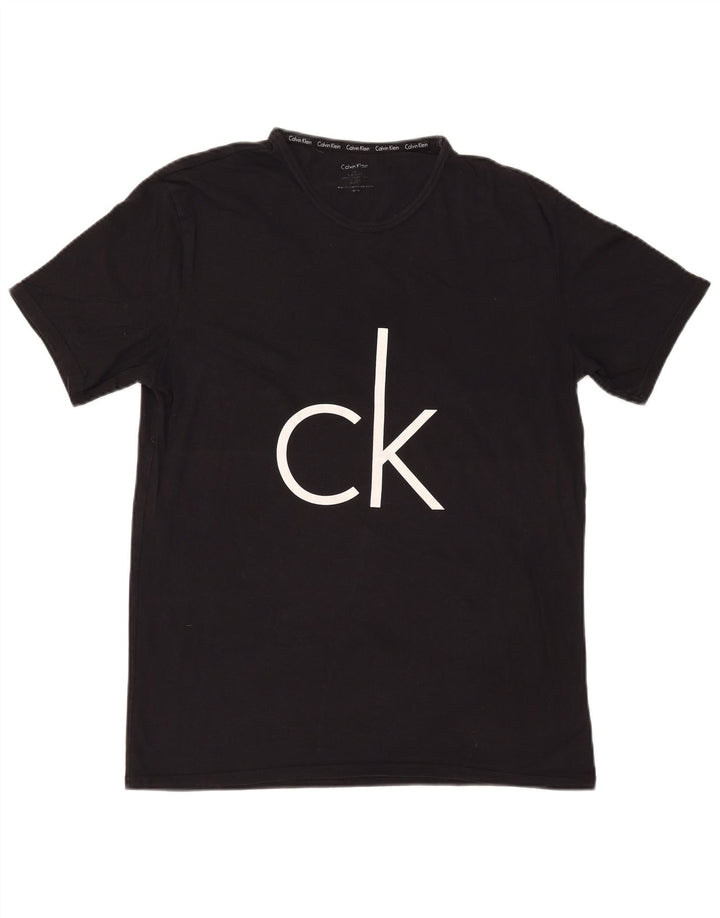 Calvin Klein Herren T-Shirt mit Grafik, Größe L, Schwarz