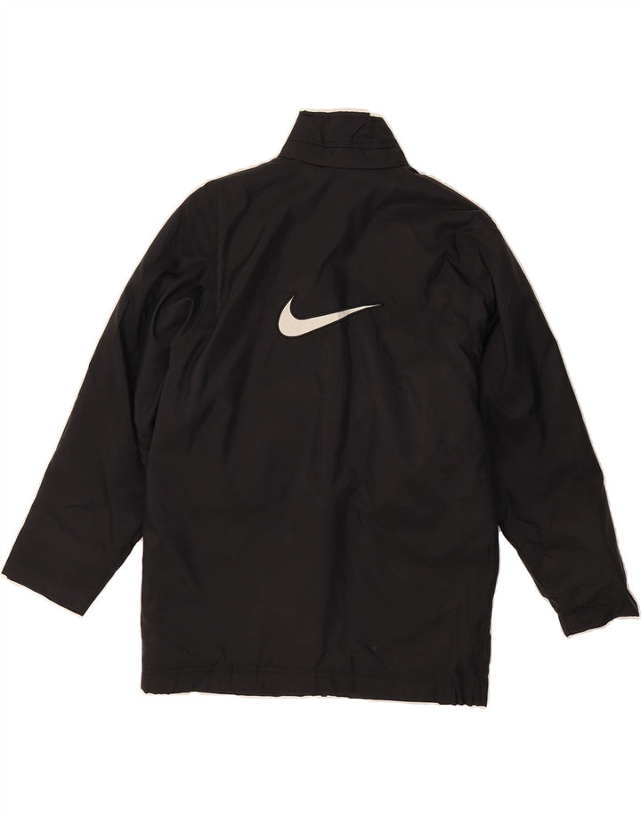 NIKE Boys Graphic Windbreaker Jacket 11-12 Years Medium  Black Nylon Vintage Nike and Second-Hand Nike from Messina Hembry 