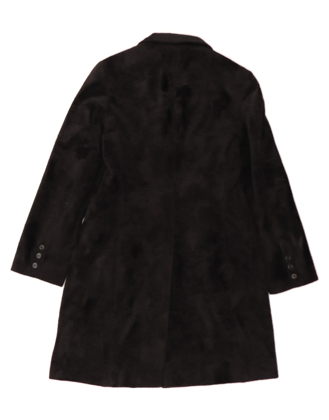 SPORTSTAFF Womens Overcoat UK 14 Medium  Black Polyester Vintage Sportstaff and Second-Hand Sportstaff from Messina Hembry 