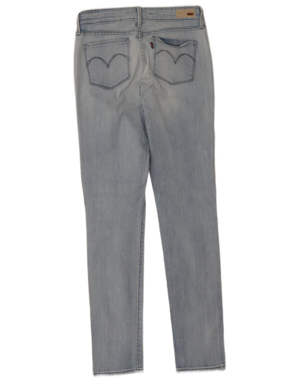 Levi's Damen Demi Curve Mid Rise Skinny Jeans W28 L34 Blaue Baumwolle