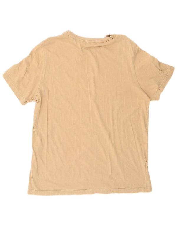 Puma Herren-T-Shirt mit Grafik, groß, beige, Baumwolle
