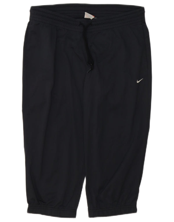 Nike Damen Straight Jeans UK 14 Mittelgraues Polyester