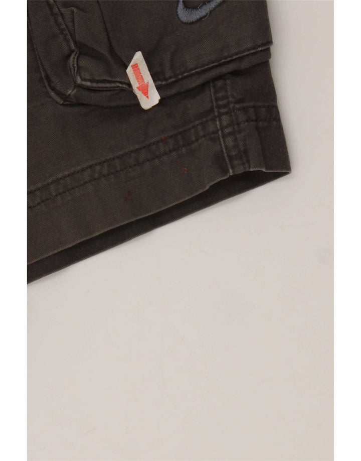 Nike Herren Cargo Shorts W34 Große graue Baumwolle