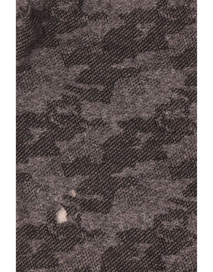 Marks & Spencer Jungen-Sweatshirt-Pullover, 12–13 Jahre, graue Camouflage-Baumwolle