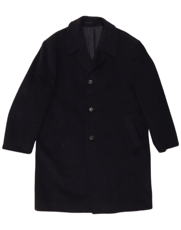 WELLINGTON Herrenmantel UK 42 XL Marineblaue Wolle