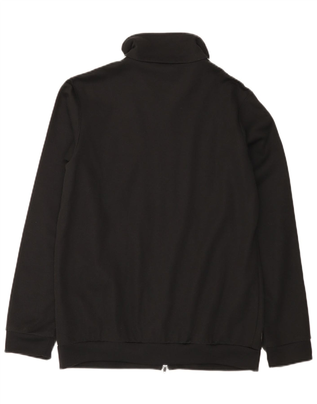 Adidas Damen Trainingsanzug Top Jacke UK 10 Small Schwarz Baumwolle