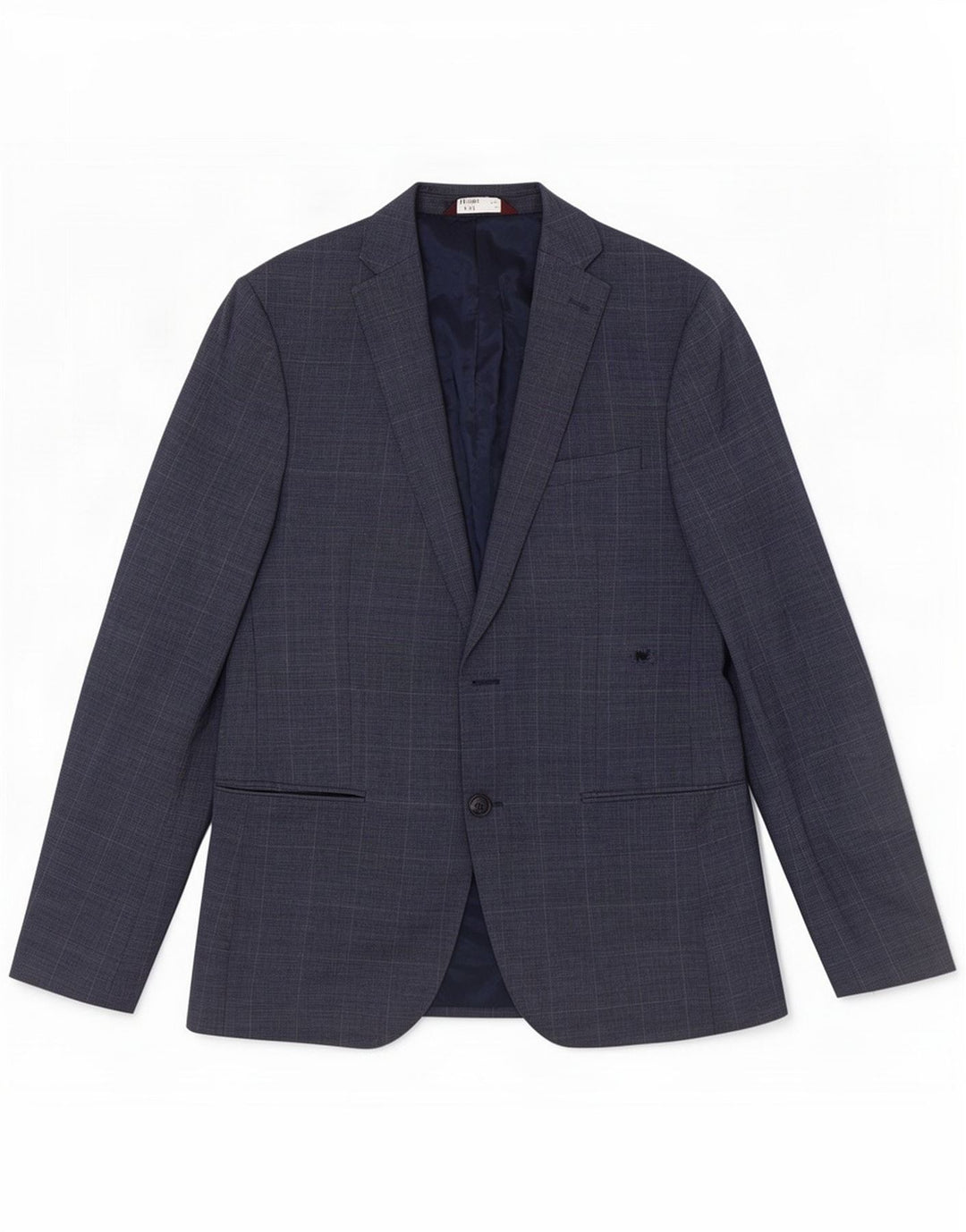 Marks & Spencer Herren Slim Fit 1-Knopf-Blazerjacke UK 40 Large Blue Check