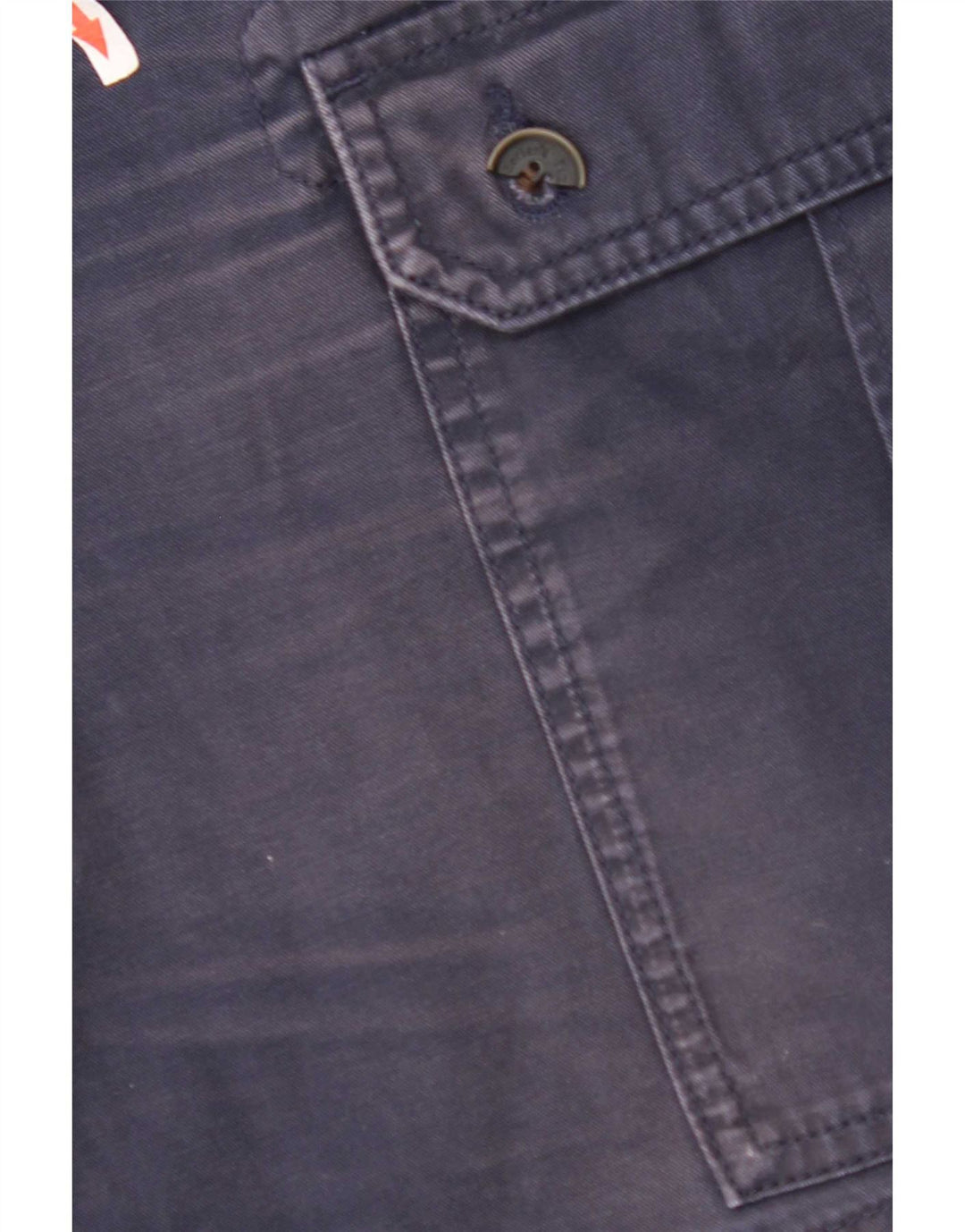 Timberland Herren Cargo Shorts W42 2XL Marineblau Baumwolle