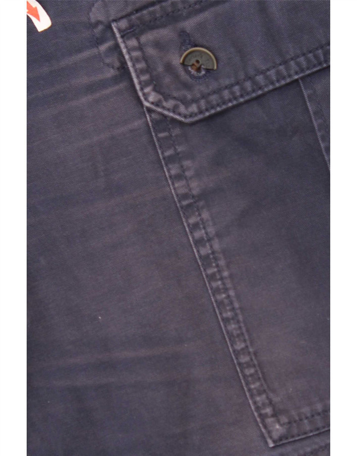 Timberland Herren Cargo Shorts W42 2XL Marineblau Baumwolle