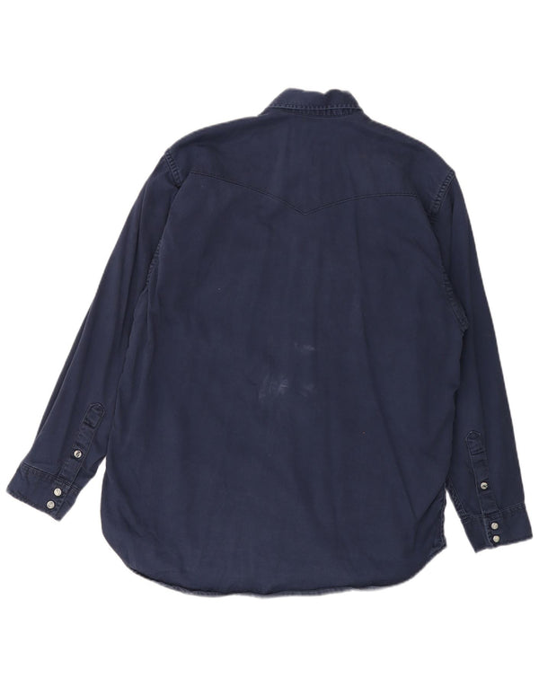 Lee Herrenhemd, klein, marineblau, Baumwolle