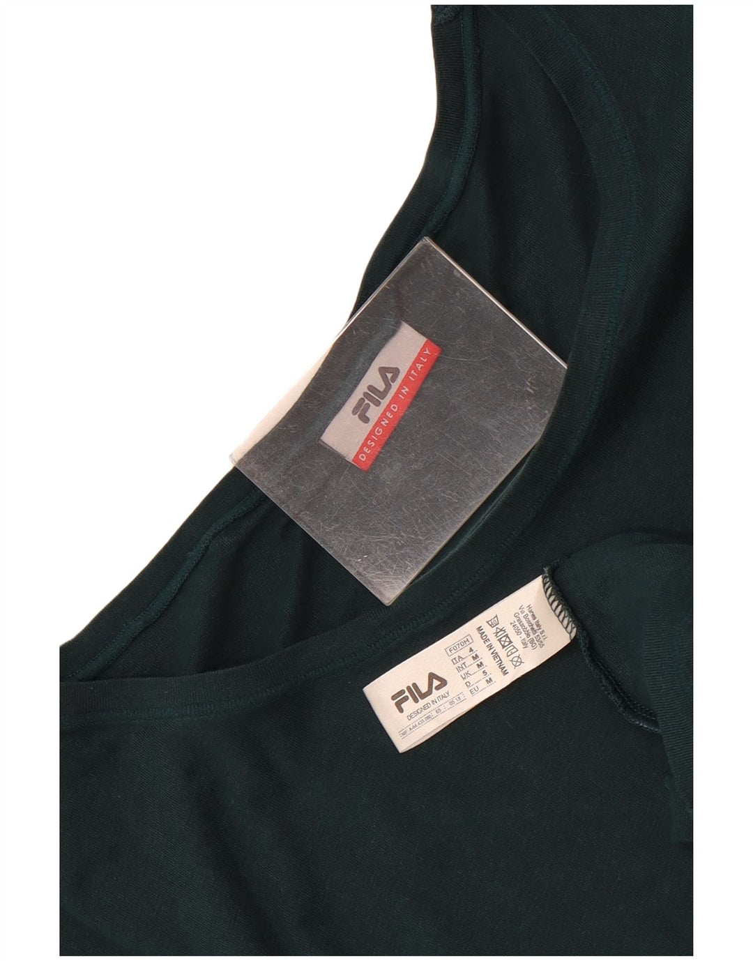 Fila Herren T-Shirt Top mittelgrüne Baumwolle