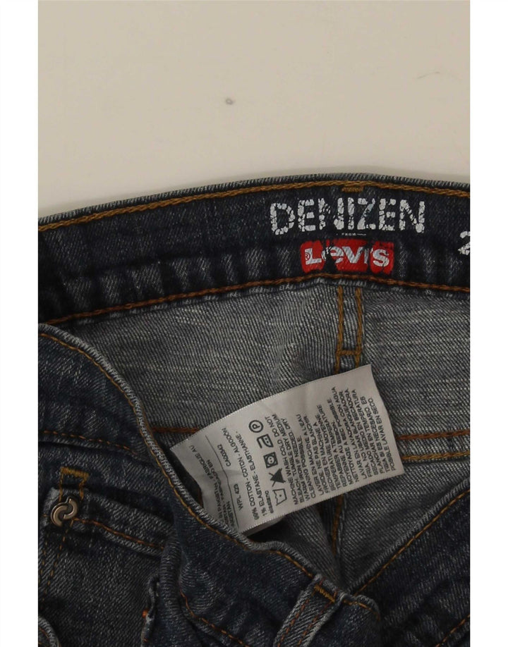 Levi's Herren Denizen Slim Straight Jeans W34 L30 Marineblaue Baumwolle