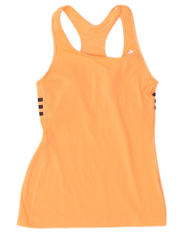 ADIDAS Damen Climacool Weste Top UK 4/6 XS Orange