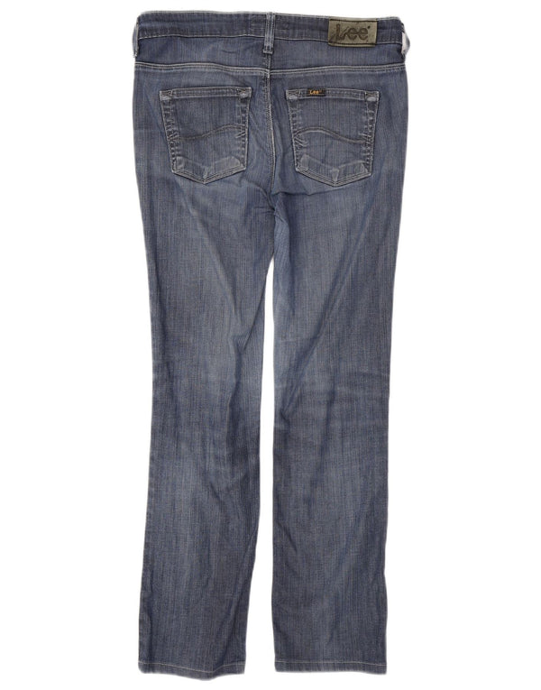 Lee Damen Rice Bootcut Jeans W28 L27 Blaue Baumwolle